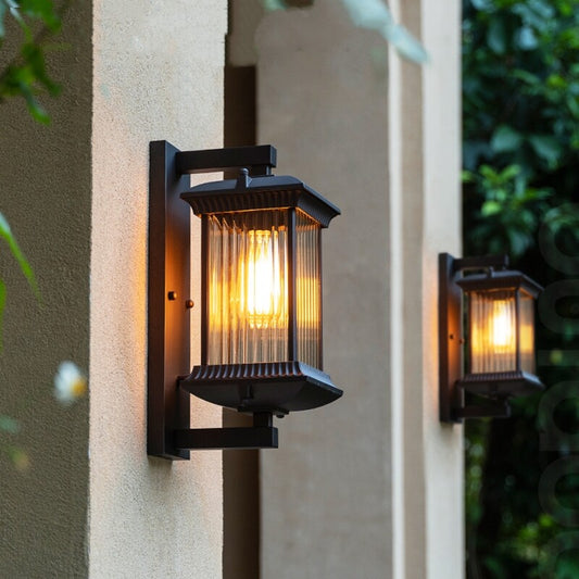 Outdoor Wall Lamp Metal Waterproof Outside Wall Lights Wall Lighting for Hotel Villa Big Porch Garden Gate