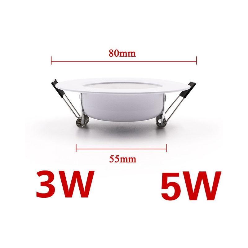 LED Downlight  Spot LED downlight Dimmable 5W 7W 9W 12W 15W Recessed in LED Ceiling Downlight Light Cold Warm white  Lamp