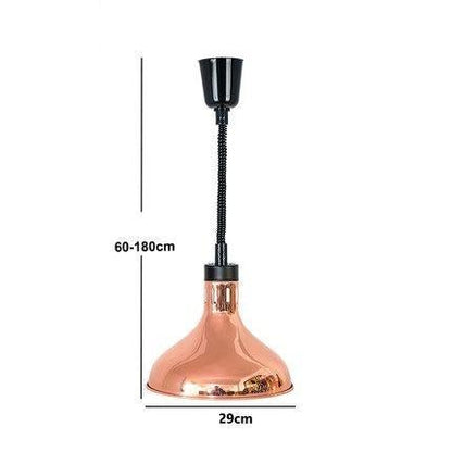 Restaurant Food Insulation Lamp Heating Lamp Commercial Chandelier Single-head Food Insulation Heating Lamp Barbecue Lamp