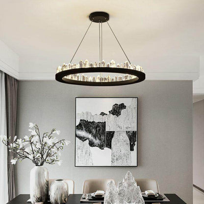 Modern Chandelier Lustre LED Living Room Crystal Lamp Hotel Villa Exhibition Hall Art Decoration LED Crystal Chandeliers Pendant