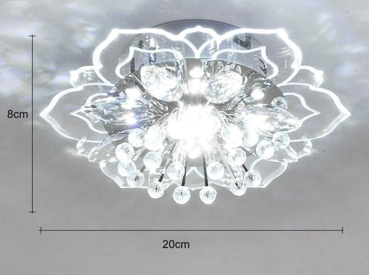 Modern Minimalist Living Room Lamp Corridor Crystal Ceiling Lamp