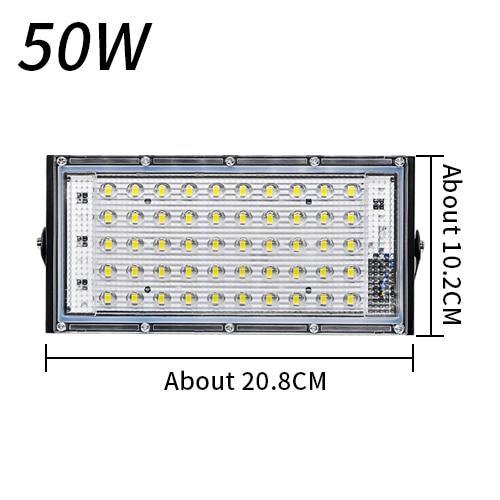 Led Floodlight 50W Waterproof IP65 Outdoor LED Reflector Light Garden Lamp AC Spotlight Street Lighting