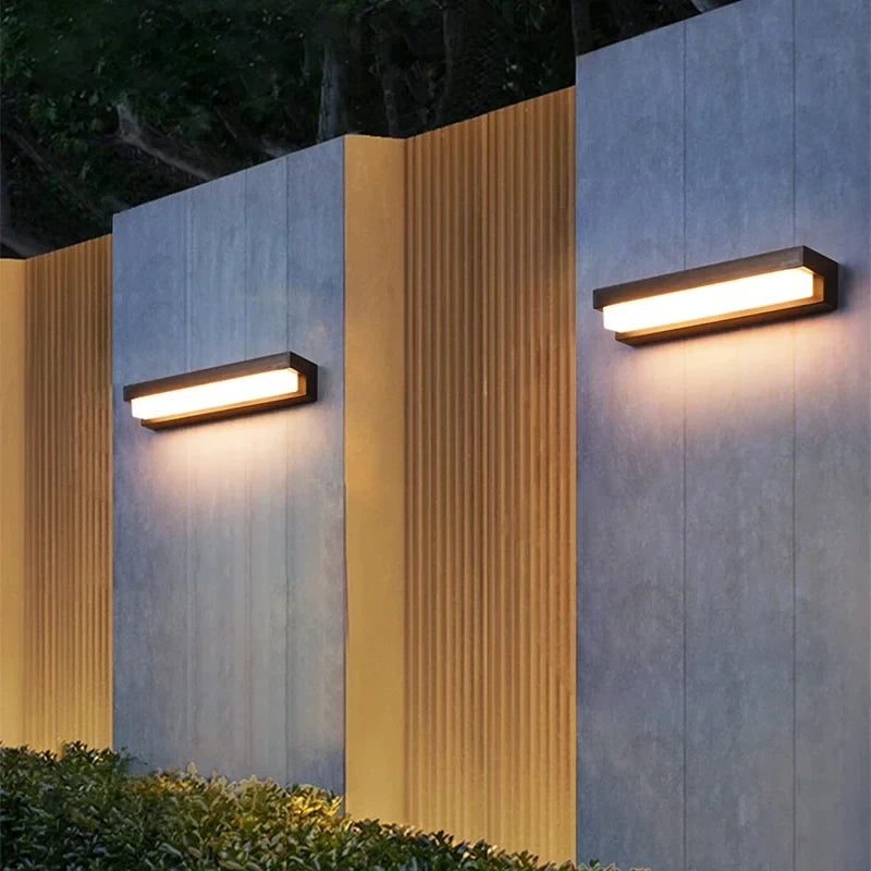 LED Outdoor Solar Wall Lights Waterproof Solar  Light Balcony Villa Doorway Courtyard Walled Lighting