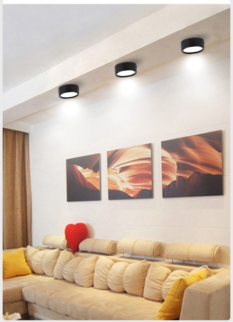 Surface Mounted Led Downlight Led Spot Lights 5W 10W 15W  Round Downlights Down Lights Lighting Fixture for Home