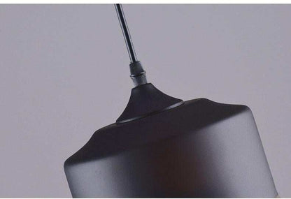 Metal Industrial Glass Pendant Light Black Loft Bar Counter Dining Room Personality Creative Glass Ceiling Hanging Lamp