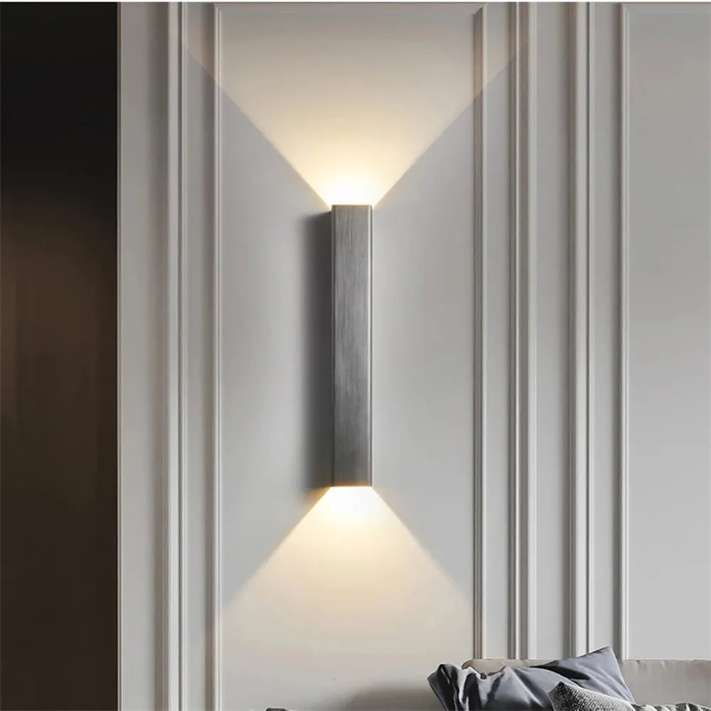 12W 18W LED Indoor Wall Lamp Modern Aluminum Home Lighting Sconces Bedroom Living Room Aisle Corridor Decoration LED Wall Light