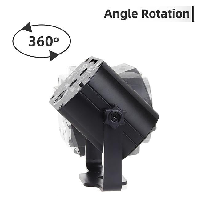 60 Patterns Laser Stage Light LED USB Charging Party RGB LED Disco Light DJ Moving Head Laser Projection Lamp Stage Lighting