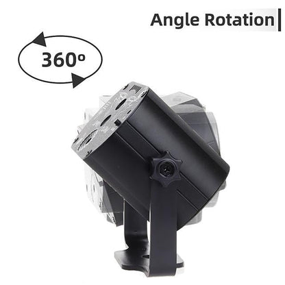60 Patterns Laser Stage Light LED USB Charging Party RGB LED Disco Light DJ Moving Head Laser Projection Lamp Stage Lighting