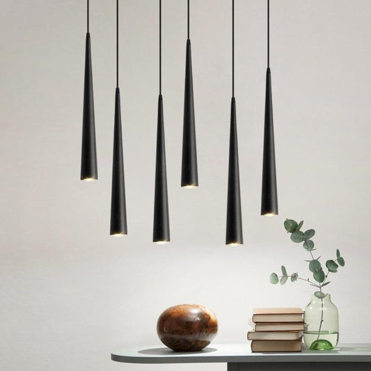 Dimmable  COB Cone LED Modern Pendant Light  Aluminum&Metal Home7w /12w Hang Lamp Dining/Living Room Bar Cafe Droplight Fixture