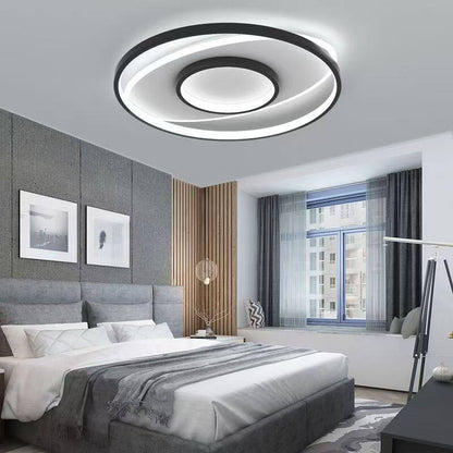 Modern LED Ceiling Light Hallway Home Decor Dimmable Round Lamp Bedroom Living Room