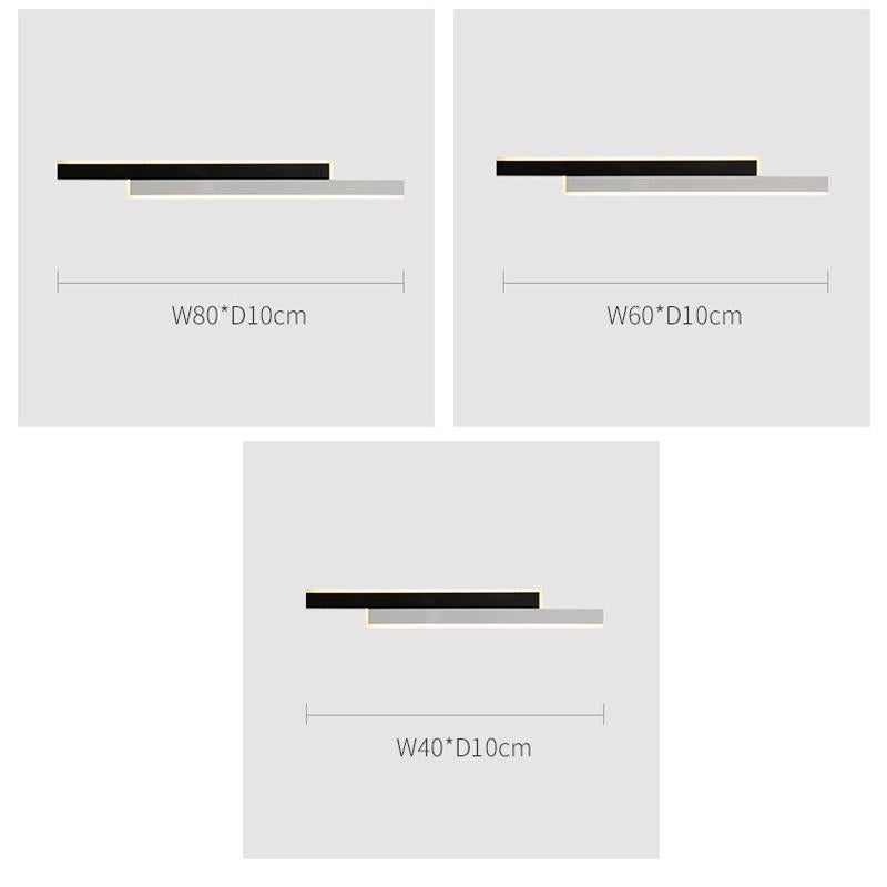 Creative Led Long Living Room Background Wall Lamp