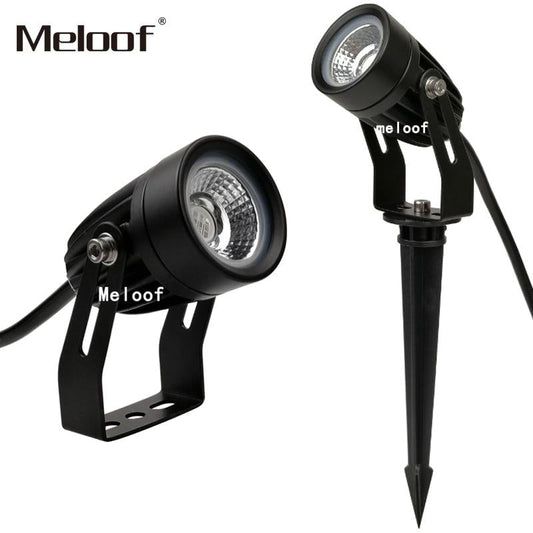 5W Mini RGB Led Lawn Garden Light 12V 85-265V Outdoor IP65 Waterproof Landscape Spot Light Lamps White Red Blue Green Spike lamp