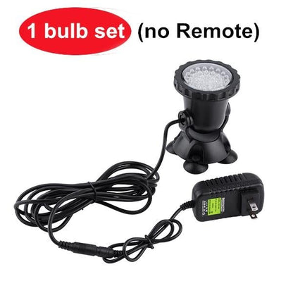 LED Underwater Lights Waterproof Lamp RGB 36leds Underwater Spot Light for Swimming Pool Fountains Pond Water Garden Aquarium