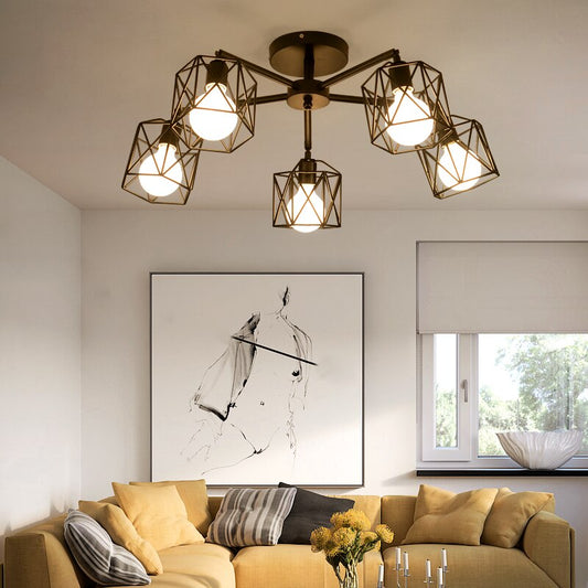 Fashion Modern Lamp LED Pendant Light Indoor Lighting Metal Vintage Modern Living Dining Room Bedroom Bar Shop Light Fixture