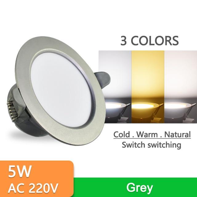 10Pcs Downlight 3w 5w spot led lights 3000k 4500K 6000K led Downlight Kitchen living room Indoor recessed lighting