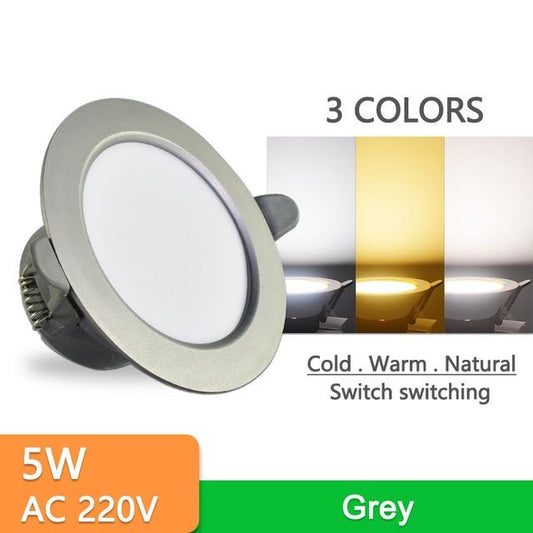10Pcs Downlight 3w 5w spot led lights 3000k 4500K 6000K led Downlight Kitchen living room Indoor recessed lighting