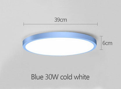 Led Ceiling Light Round Super Thin Ceiling Lamp For Foyer Bedroom Living Room Bathroom Modern House Lighting Fixture Macaroon