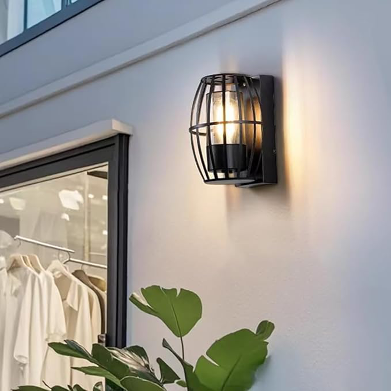 Outdoor LED Wall Light IP65 Waterproof With E27 Base Aluminum Wall Lamps Decoration Porch Garden Balcony Aisle Stair Wall Lights