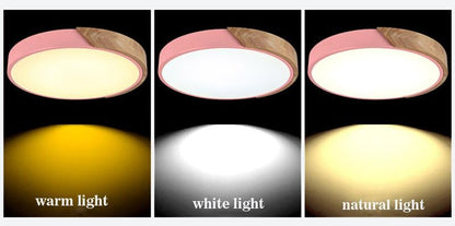Modern LED Ceiling Lights Ultra Thin Ceiling Lamp Nordic Dimmable Livingroom Bedroom Dining Room Surface Mounted Light Fixture