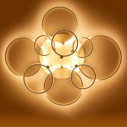 Surface Mounted Modern Led Ceiling Lights For Living Room Bed Room Light White/Brown Plafondlamp Home Lighting Led Ceiling Lamp