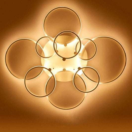 Surface Mounted Modern Led Ceiling Lights For Living Room Bed Room Light White/Brown Plafondlamp Home Lighting Led Ceiling Lamp