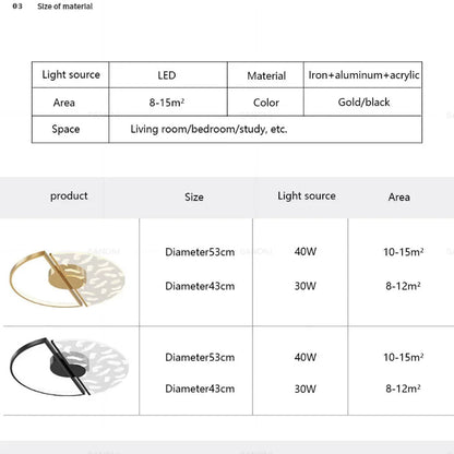 Modern LED Ceiling Lamp For Living Dining Room Bedroom Aisle Ceiling Light Chandelier Indoor Lighting