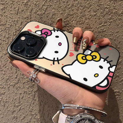 Cute Cartoon Sanrio Hello Kitty Cat Magsafe Wireless Charge Phone Case For iPhone 16 15 14 13 12 Pro Max Cover