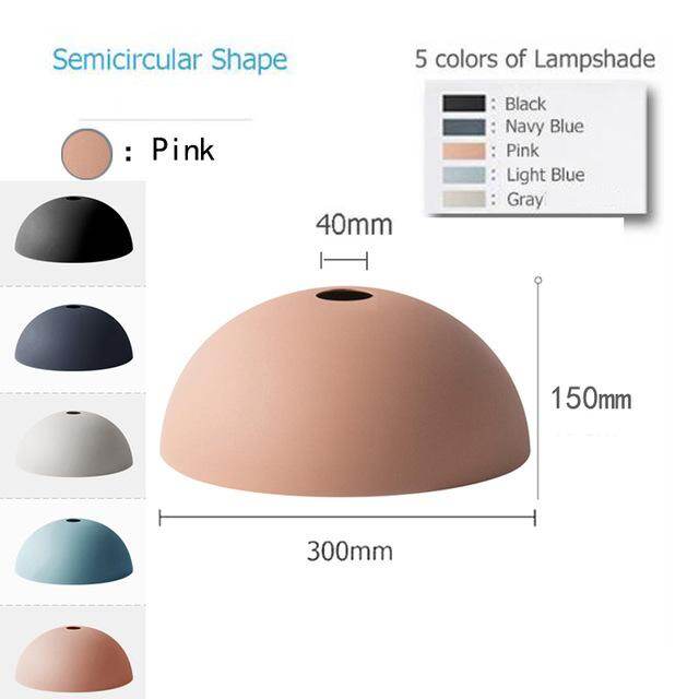 Nordic Simple Bar Hanging Lamp Colored Pendant Light Restaurant, Bedroom, Bedside Lights, Modern Art And Creative Lighting