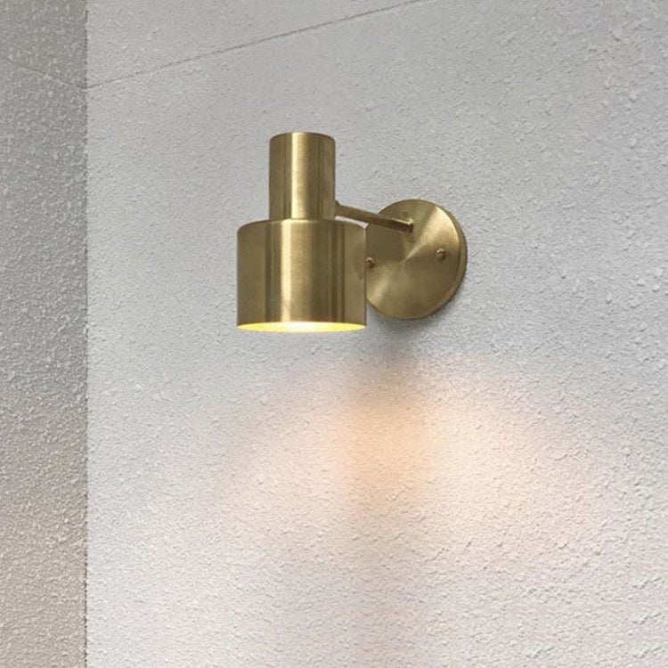 Nordic Golden Living Room Bedroom Bedside Bathroom Copper Wall Lamp