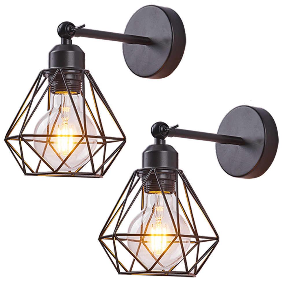 Vintage Industrial Wall Light Shade Ceiling Lamp Retro Loft Wall Sconce Cafe Bar lamp E27