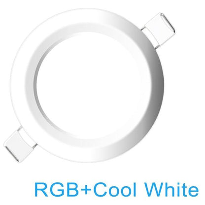 Dimmable LED Spot light 7W round downlight RGB Recessed Ceiling Lamp RGBW Color Changing LED Lighting for Room Bedroom