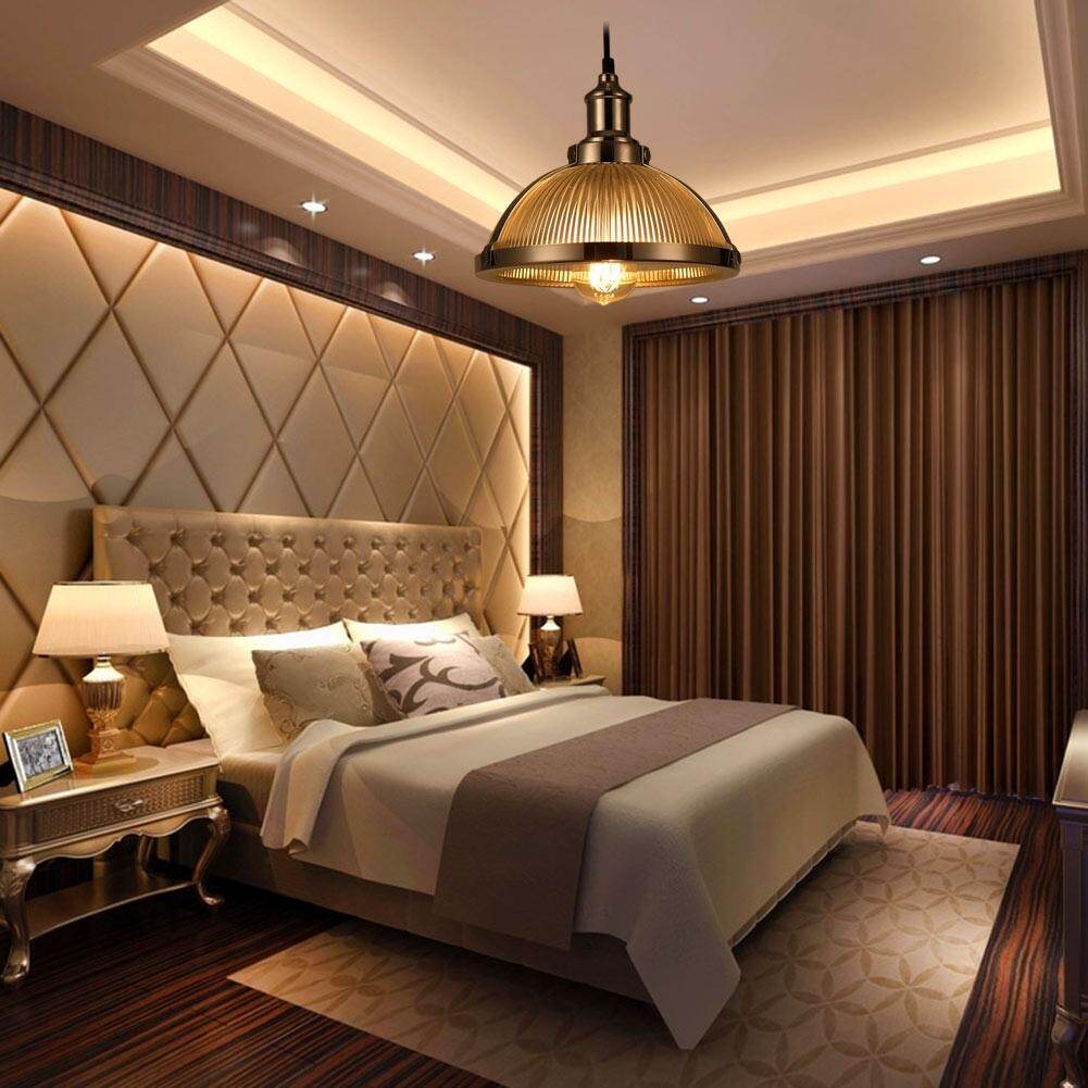 European American Industrial Retro Loft Vintage Pendant Lamp E27/E26 Edison Metal Glass Hanging Light For Bedroom Dining Room