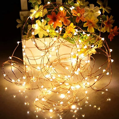 Fairy Lights String Button Battery Light Home Decor Living Bedroom Garden Christmas Wedding New Year Ornament Garland