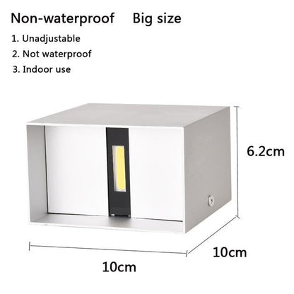 IP65 LED waterproof wall lamps 12W indoor and outdoor adjustable wall light courtyard porch corridor bedroom wall sconce