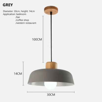 Nordic Pendant Light Macaroon Gray/Green Decorative Hanging Lamps For Living Room Bedroom Restaurant Simple Indoor Home Lighting