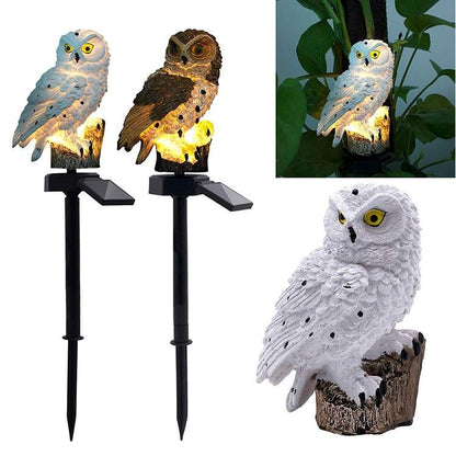 Solar power led garden light outdoor Waterproof energy panel lamp luz solar Owl lighting Path  Yard decoration for ping