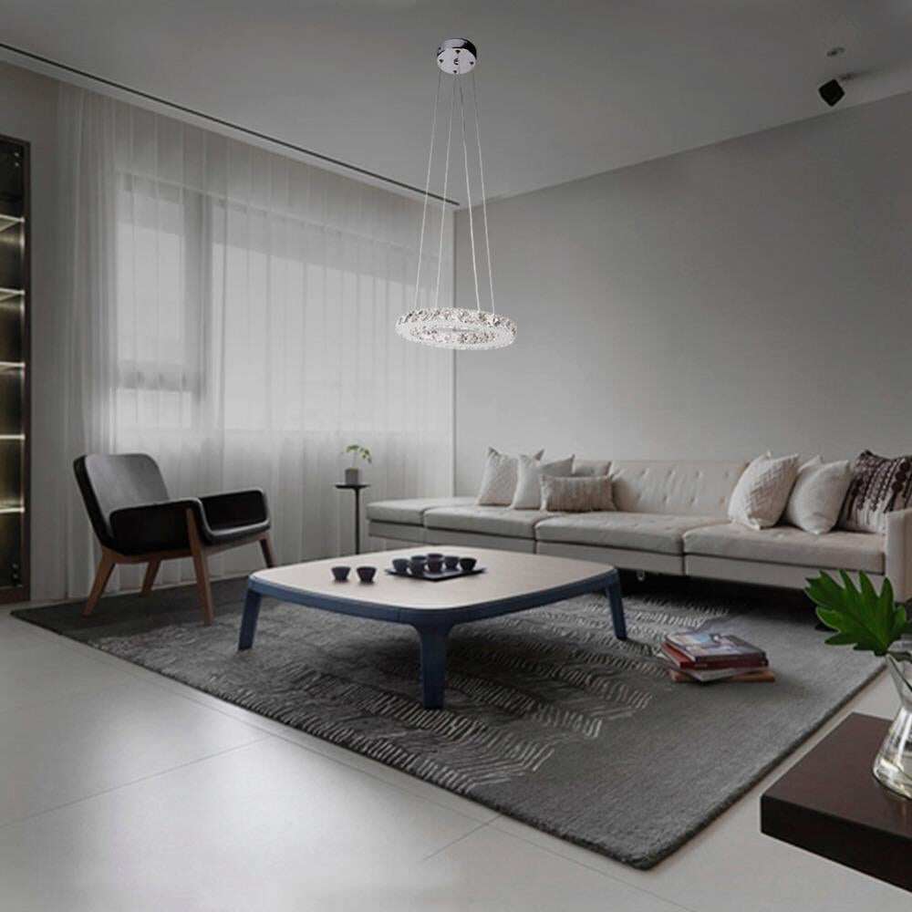 30/40/50 CM LED Pendant Lights Modern LED Crystal Lamp For Living Room Restaurant Lamp LED Crystal Hanging Lamp