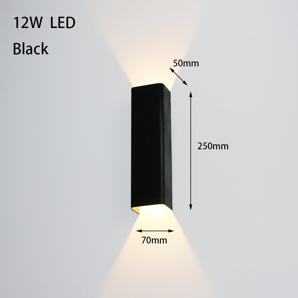 12W 18W LED Indoor Wall Lamp Modern Aluminum Home Lighting Sconces Bedroom Living Room Aisle Corridor Decoration LED Wall Light