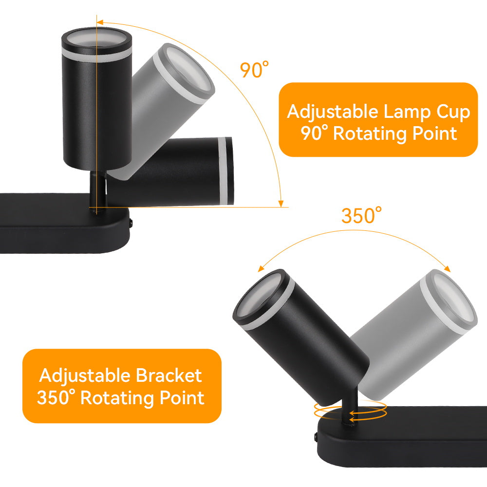 Modern Ceiling Led Spot Light Replaceable GU10 Bulb Track Lighting for Living Room Kitchen Ceiling Lamp