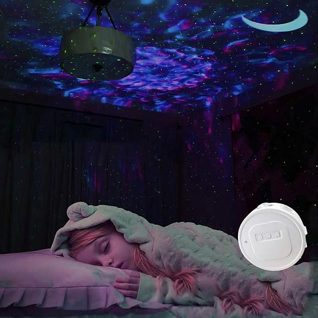 Star Sky Projector  LED Galaxy Night Light Moon Stars Nebula Ocean Lamp Galaxy Projector Rotation Light