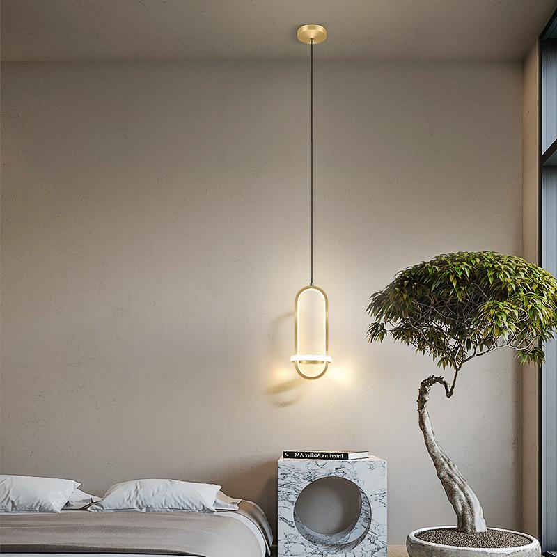 Bedside Chandelier Modern Simple Long-line Atmosphere Lamp