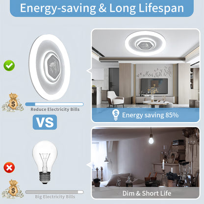 Ceiling Chandelier Modern Simple Led Ceiling Lamp Bedroom  Living Room Are WarmLighting