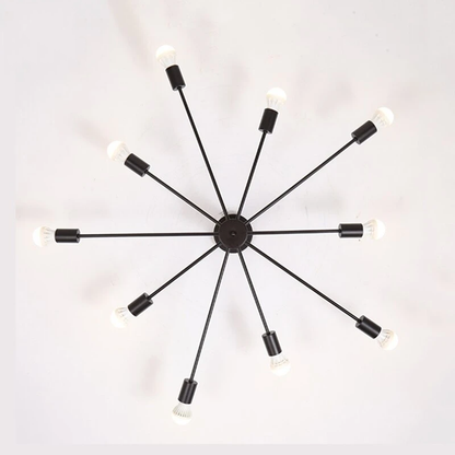 Modern Unique Novelty Painted Ceiling Lamps E27 LED 2 Styles Ceiling Lights For Living Room Bedroom Restaurant Kitchen Cafe