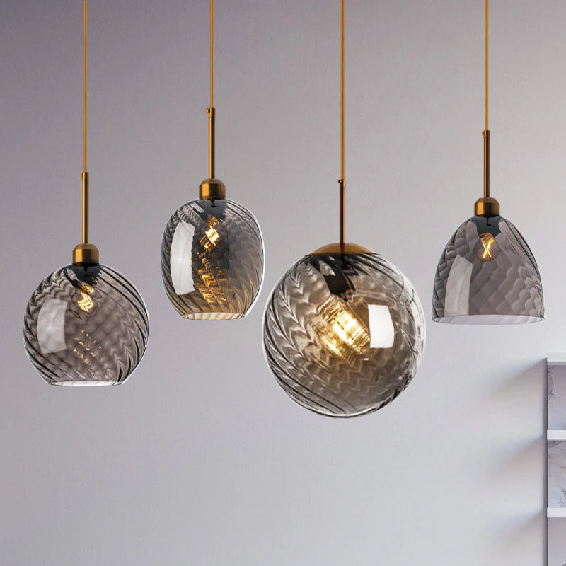 Modern LED Pendant Lights Hotel Living Room Restaurant Lighting Bedroom Light Fixtures Home Decoration Hanging Lamp Glass Lights