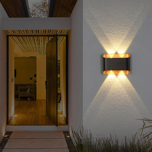 Aluminium LED Wall Lamp Waterproof IP55 Indoor Outdoor Lamp Garden Lights for Living Room Bedroom