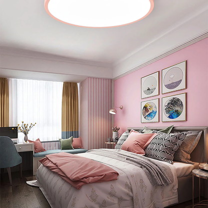 LED Ceiling Lamp Round 5cm Super Thin Surface Mounted Ceiling Light Living Room Bedroom Kitchen Macaroon Ceiling Hotel Lighting