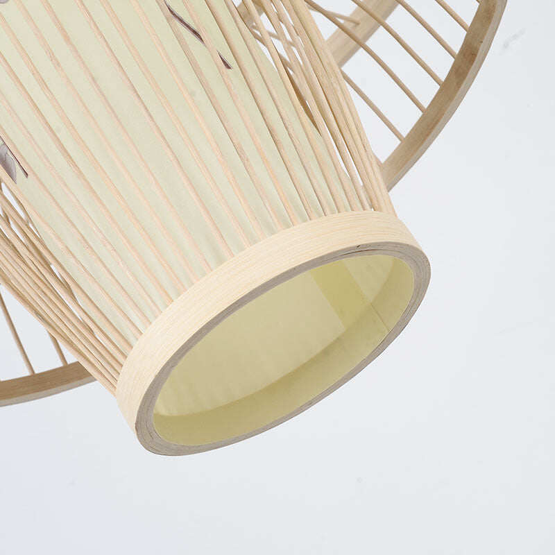 Bamboo Lanterns Restaurant Simple Tearoom Home Stay Chandelier
