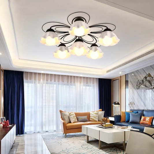 LED Pendant Lights Verlichting Plafond Living Room Bedroom Ceramic Lampshade Ceiling Lighting Lamparas Led De Techo Moderna