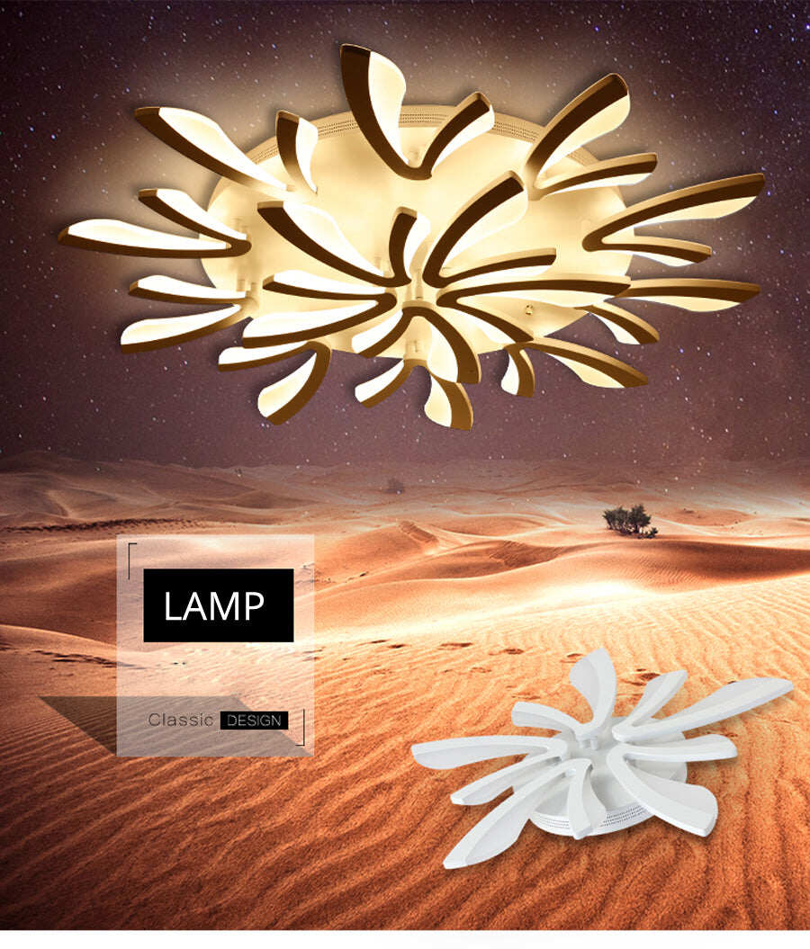 Acrylic Modern Led Ceiling Lights For Living Room Bedroom Dining Home Indoor Lamp Lighting Fixtures Luminaria Lampada