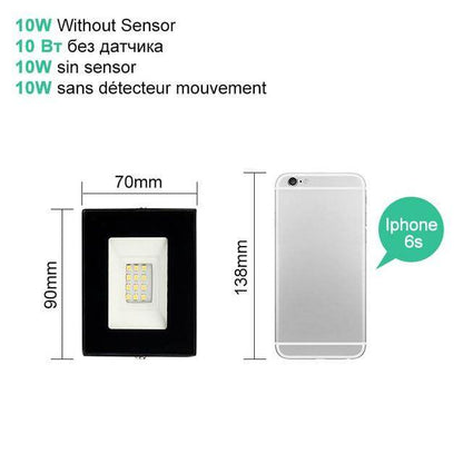 10W 20W 30W 50W 100W LED Floodlight Waterproof PIR Motion Sensor Floodlight Outdoor Wall Lamp Flood Light Spotlight